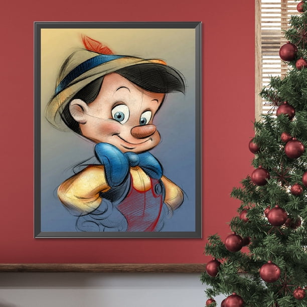 5D DIY completo redondo taladro diamante pintura dibujos animados kit decoración del hogar arte arte