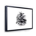 thumbnail image 3 of Designart 'Conifer Cone Black and White' Traditional Framed Canvas Wall Art Print, 3 of 5