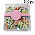 thumbnail image 2 of Élastiques à Cheveux pour Enfants - 100 Pcs Bandes Extensibles pour Queue de Cheval pour Filles, 2 of 10