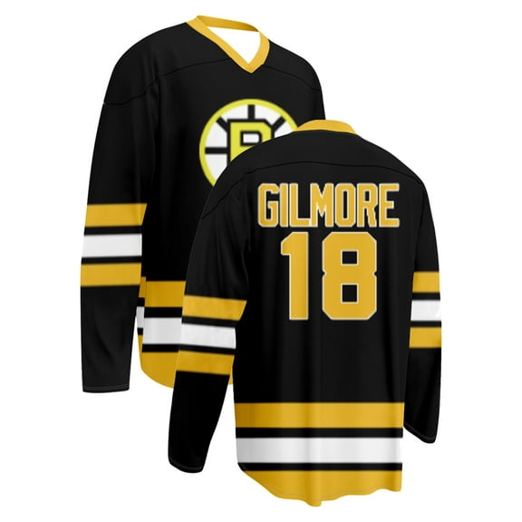 Happy Gilmore 2 Jersey Shirts Gilmore 18 V-Neck Long Sleeve Streetwear T-shirt Women Men Hockey Jersey