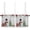 Christmasmai1925, variant on Kitchen Curtains Tiers and Valances Set, Christmas Snowman Snowflake Tree Scarf Winter Gray Rod Pocket Valance Short Window Decor Curtains for Kitchen Cafe Bathroom, 27.5"x24", 3 Pieces Set