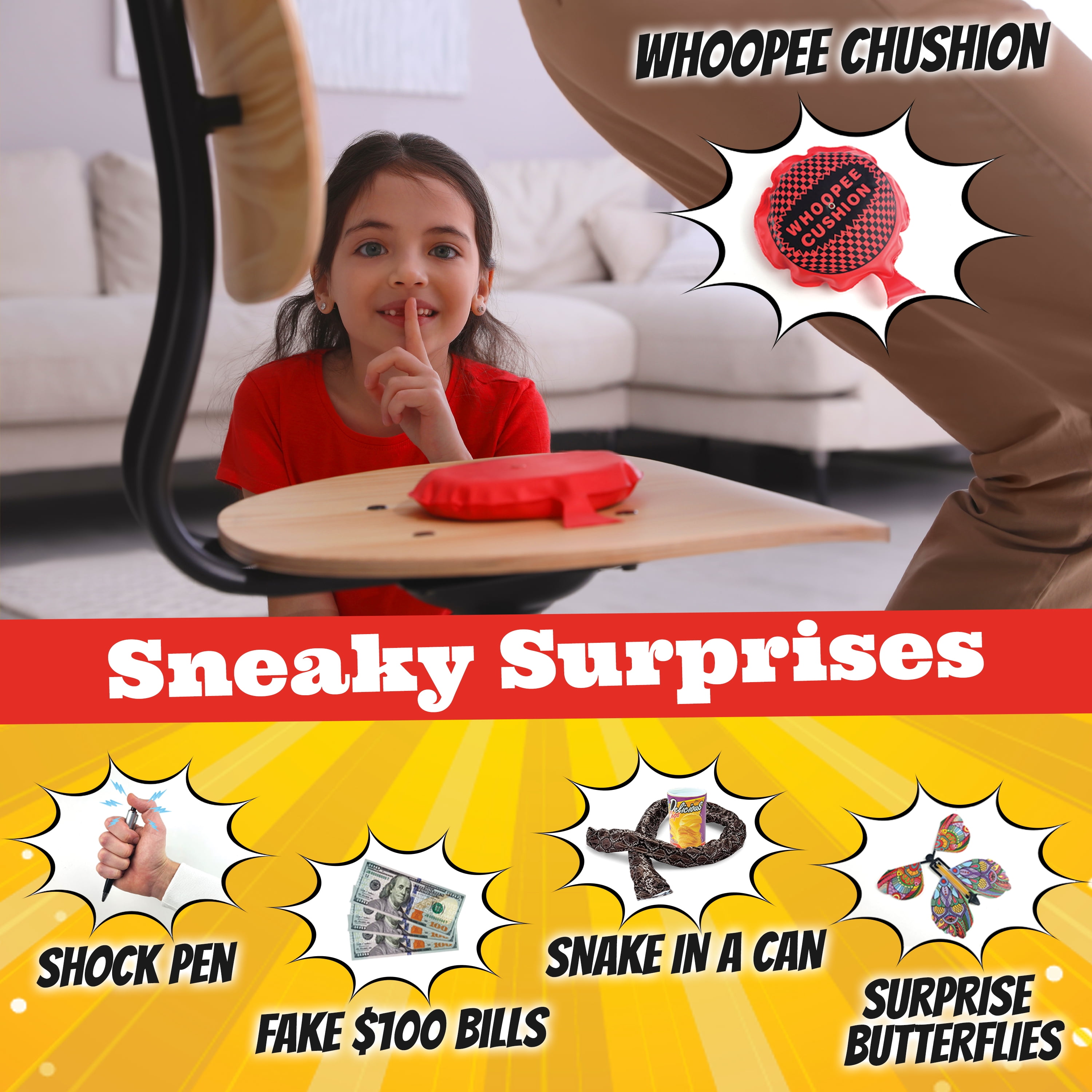 BLOONSY Ultimate Prank Kit for Kids Ages 812 | 20 Fun Pranks & Practical Jokes | Prank Toys Gift Set(图5)