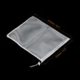 thumbnail image 2 of Uxcell 16"x12" Pump Obstacle Bag  Pond Pump Media Filter Bag with Drawstring White, 2 of 5