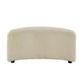 thumbnail image 5 of Weston Home Killarney Wale Corduroy Crescent Moon Ottoman, Beige, 5 of 7