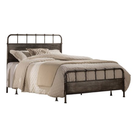 Atlin Designs King Spindle Panel Bed in Rubbed Black