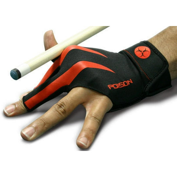 Poison Logo Pool Glove Small/Med Left Hand Fit For Right Handed