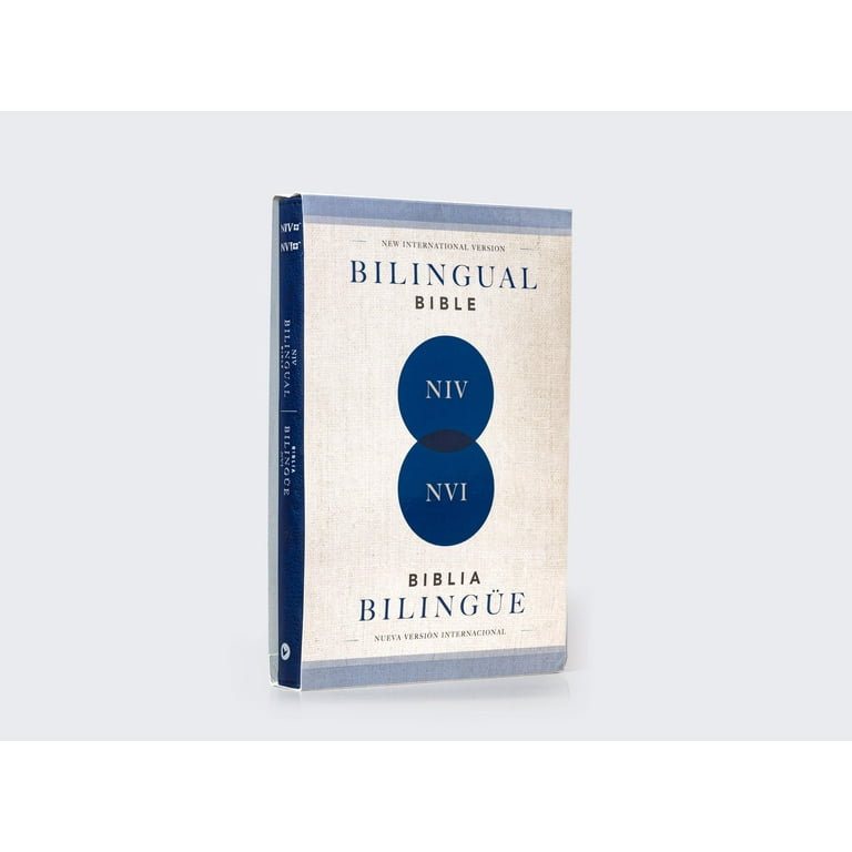 あおいBIBLE navi NIV/NVI 2022 Bilingual Bible, Leathersoft, Navy / NIV/NVI