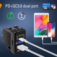 thumbnail image 2 of Cargador Cllena Quick Charge 3.0 PD USB-C de doble puerto, 2 of 7