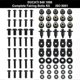 thumbnail image 1 of Fit For Ducati 848 1098 1198 Motorcycle Complete Full Fairing Kit Fairing Bolts Kit Bodywork Speed Nuts Screws Stainless Steel, 1 of 5