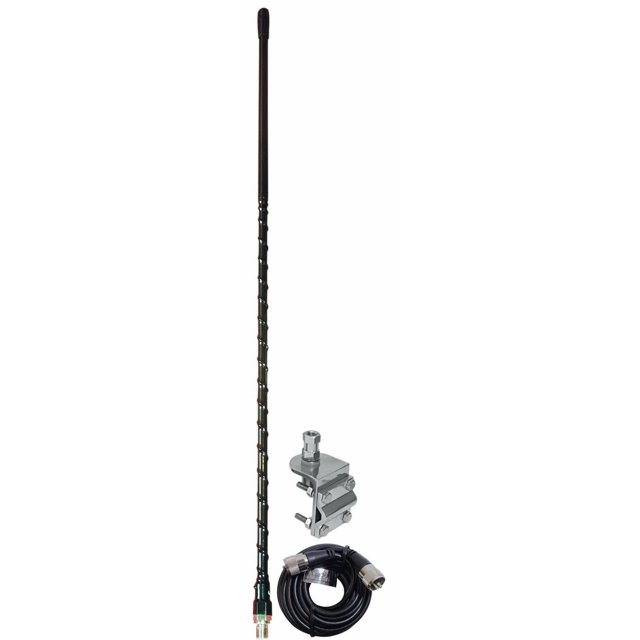 Accesorios de antena CB Unlimited AUMM14-B negros de 1,2 m con kit