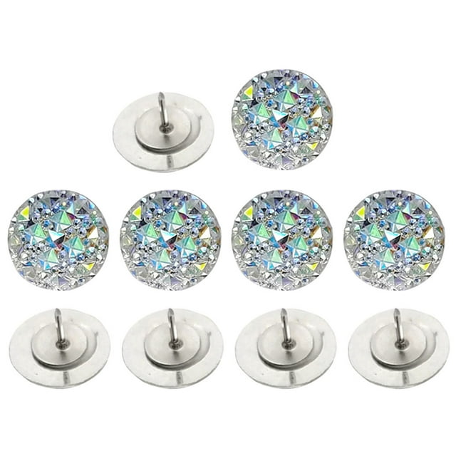 OULII 10Ud Accesorios De Oficina Con Push Pin Plateado Para Uso Diario Y Creativa