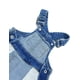 thumbnail image 4 of Mono Vaquero con Tirantes Ajustables y Bolsillo Para Niño y Niña, Jersey de Mezclilla,KIDSCOOL SPACE, Azul,6-7 Años, 4 of 6