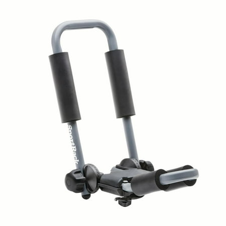 SportRack SR5513 Mooring Deluxe Vertical Kayak Carrier, 1-Kayak, Granite Gray/Black