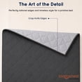 thumbnail image 6 of Loomsnest Diamond Quilted Twin Comforter, All Season, Soft, Lightweight, Reversible Down Alternative Duvet Insert (Light Gray & Dark Gray), 6 of 7