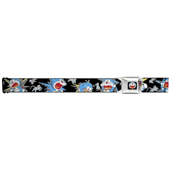 Seatbelt Belt - Doraemon - Adj 24-38" Mesh New sbb-doa-wdo003