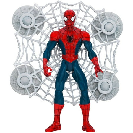 Spiderman-marvel Spd Spider Man 6in Figure W Giant Web