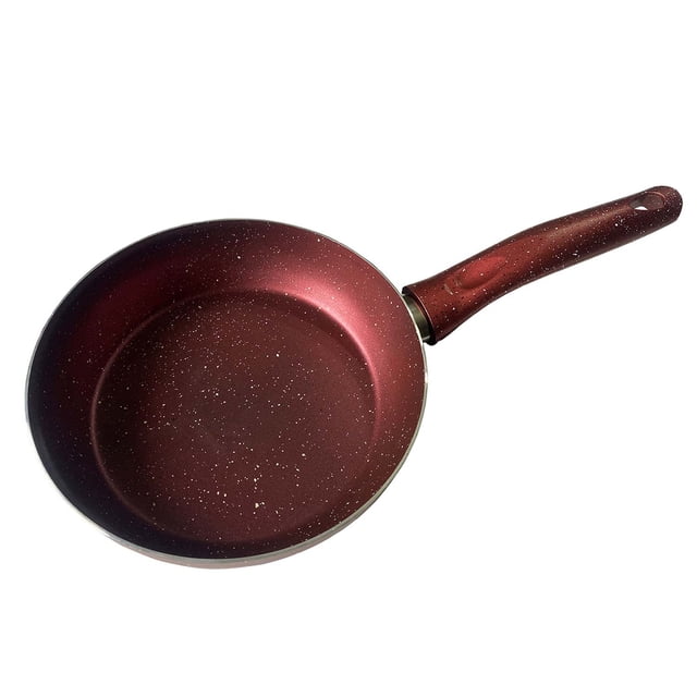 Sartén de Aluminio con Recubrimiento Antiadherente de Mármol Yajad De 24 cms Rojo