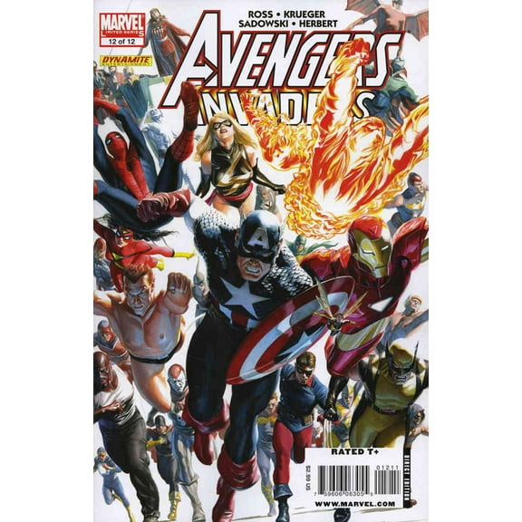 Avengers/Invaders #12 VF ; Marvel Comic Book