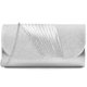 thumbnail image 1 of Monederos de mano TINDTOP para mujer, boda formal, plateados, 1 of 7