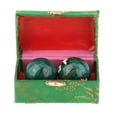 thumbnail image 2 of Bolas de Masaje Sunnimix Ejercicio Masaje Balonmano 2 Piezas con Caja de Almacenamiento Panda Green, 2 of 8