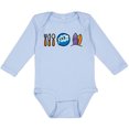 thumbnail image 3 of Inktastic Surfing Eat Sleep Surf Boys or Girls Long Sleeve Baby Bodysuit, 3 of 5