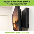 HIDEit Mounts UniL Adjustable Large Cable Box Wall Mount