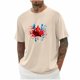 thumbnail image 1 of Camisetas de Manga Larga para Hombre Algodón Impresión Cuello Redondo Blusas de Moda Casual, 1 of 5