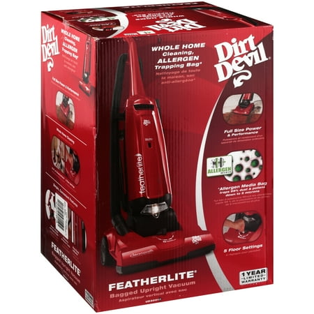 Dirt Devil Featherlite Bagged Upright Vacuum Ud30010 Best Dirt Devil Featherlite Bagged Upright