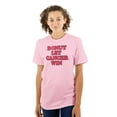 thumbnail image 3 of Donut Let Breast Cancer Win Women's Graphic T Shirt Tees Brisco Brands L, 3 of 6