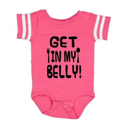 

Inktastic Get in My Belly! Gift Baby Boy or Baby Girl Bodysuit