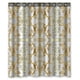 thumbnail image 1 of ABPHQTO Estampado Barroco Damasco Floral Blanco Cortina de Ducha de Poliéster Impermeable y Ganchos 150x180 cm, 1 of 1