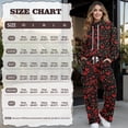 thumbnail image 6 of SCRAWLGOD Valentine's Day Decor Heart Arrow Print Red Black Women's 2 Piece Outfits Casual Pullover Sweatshirt Wide Leg Lounge Set Trendy Sweatsuit Turtleneck Lounge Set for Casual Wear, XS, 6 of 7