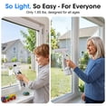 thumbnail image 5 of Electric Window Squeegee Glass Cleaner Tool, 3 in 1 Mirror Window Cleaner Squeegee Kit with Spray Cordless Electric Window Vacuum for Windows, Tiles, Glass, Mirror, 5 of 9