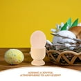 thumbnail image 3 of OUNONA 6pcs Easter Egg Stands for DIY Crafts Wooden Egg Holder Boiled Eggs Stand Cute Egg Display Stand for Countertop Unfinished Wood Egg Cups, 3 of 8