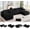 Black, variant on YWEN Oversized Cloud Boneless Couch with Chaise, 149" Modern U Shape Modular Deep Seat Sectional Sofa, Comfy Corduroy Upholstered Couches for Living Room, No Assembly Required