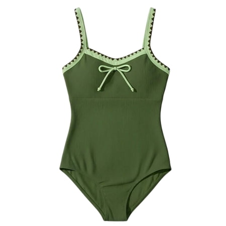 Shadoumai Girls Scale Design Two Piece Swimsuit With Removable Skirt For Beach Pool Party Mermaid 3Pc Swimsuit For Girls