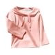 thumbnail image 1 of Blusa y camisa de manga larga con cuello vuelto Camisa base de manga larga para niña con cuello Camisa base Camiseta de manga larga con cuello azul marino Top para niña, 1 of 3
