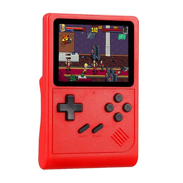 GB300 Handheld Video Game Console 6000+ Games 3.0 In Screen for Kid Adult (Red)