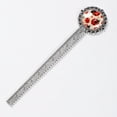 thumbnail image 2 of Seven-star ladybug Vintage Silver Lace-Edged Bookmark: a Thoughtful Gift for Book Lovers and Readers | Bookmarks and Reading Accessories, 2 of 5