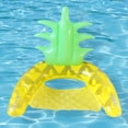 thumbnail image 1 of Colchón de aire inflado de frutas, cómodo, de PVC, duradero para piscina de verano (piña), 1 of 6