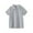 Gray, variant on Lmnyox Summer Casual Golf Shirt for Kids Cotton Short Sleeve Collared Button Shirts Athletic Tennis Tees Tops
