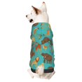 thumbnail image 1 of Fotbe Cute Animals Sudadera con Estampado para Perros Pequeños – Suéter con Capucha para Mascotas, Tela Suave de Forro Polar con Bolsillo-Medium, 1 of 7
