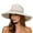 White, variant on Women’s Wide Brim Straw Sun Hat, UPF Protection Beach Fedora with Fringe Trim for Outdoor & Festival Use Brown One Size