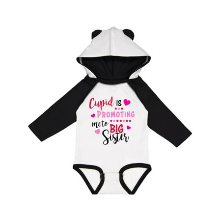 

Inktastic Cupid is Promoting me to Big Sister Gift Baby Girl Long Sleeve Bodysuit
