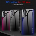 thumbnail image 4 of Tarise Case for Samsung Galaxy S23 Plus, Tempered Glass Back Shell Soft TPU Bumper Edge Cover Fashion Luxury Slim Hybrid Hard Back Phone Case Cover for Samsung Galaxy S23+ 5G 6.6" 2023, Rose, 4 of 11