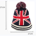 thumbnail image 3 of ZQUUVOU Winter Knitted Beanie Hat for Men Women Vintage Outdoor Pom-Pom Cuffed SKi Hat Adult Caps Knitted Warm Protection Cap Dark Blue B, 3 of 9