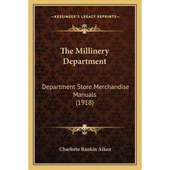 The Millinery Department (Paperback)