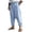 13#Light Blue, variant on Linen Pants For Men Relaxed Harem Trousers With Drawstring Waist Cuffed Ankles For Summer Casual Vacation Weekend Wear