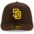 thumbnail image 2 of Men's New Era Brown San Diego Padres National Baseball Hall of Fame Low Profile 59FIFTY Fitted Hat, 2 of 5