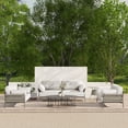 thumbnail image 7 of Jasper 39.5" Upholstered Patio Deep Seating Armchair Wheat Beige, 7 of 7